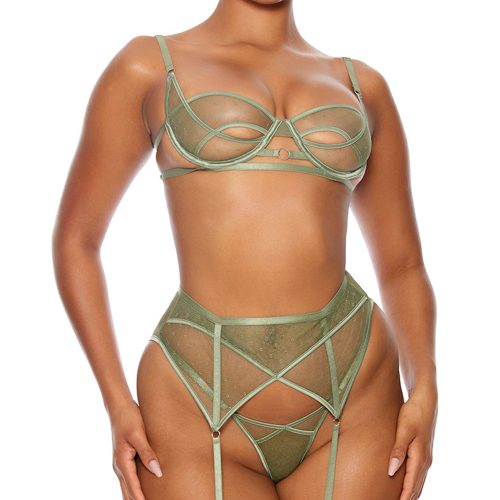 Don't Mesh With Me Lingerie Set Forplay Inc.