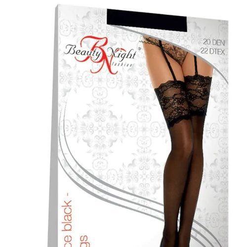 Beauty Night BN6542 Romance Stockings Black Beauty Night 85084119