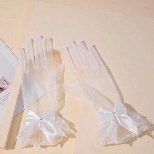 Bow Mesh Gloves P A Boutique 84588687