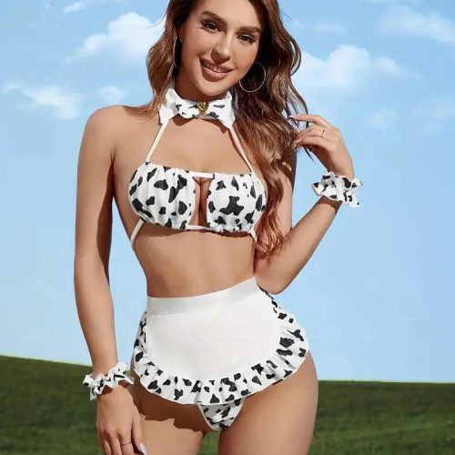 Cow Style Naughty Role Play Sexy Costume Set Princess Avenue 84812363