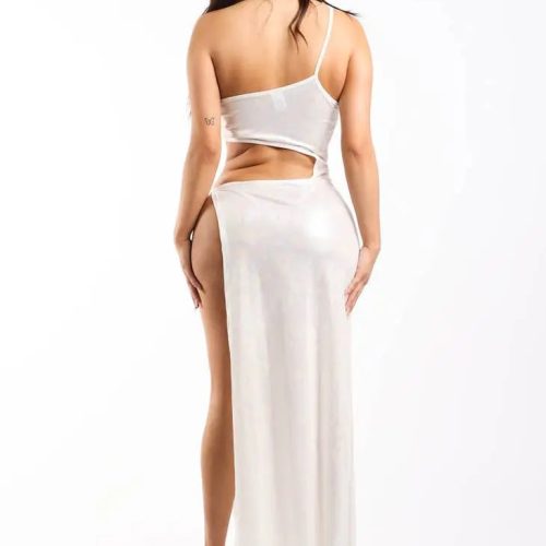 Cut Out Detailed Dress White L.C.W 84767950