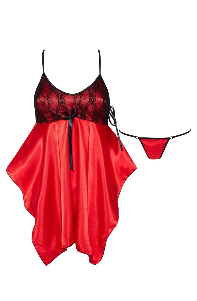 Julieta chemise red 1 2