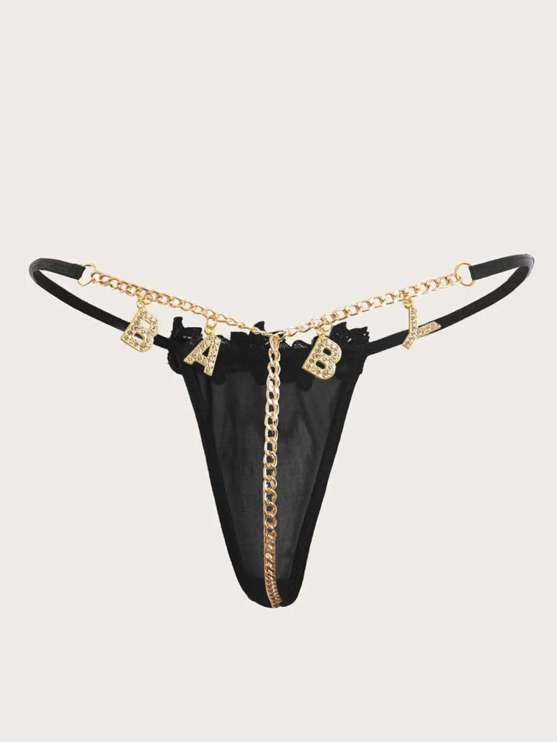 Rhinestone Thong BABY Princess Avenue 84716345