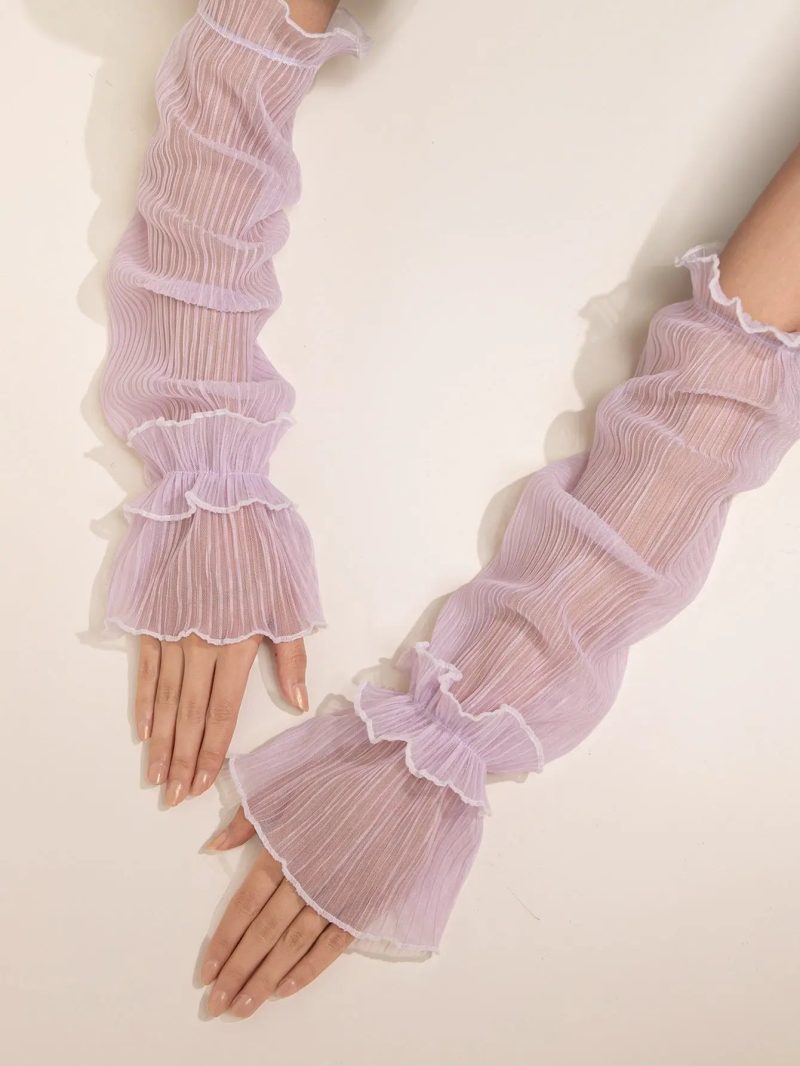 Sleeve Gloves Purple P A Boutique 84590963